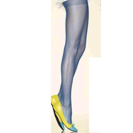 Collant fin bleu roi uni