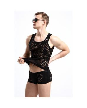  Débardeur Homme Tattoo Floral Tommy Dooyao