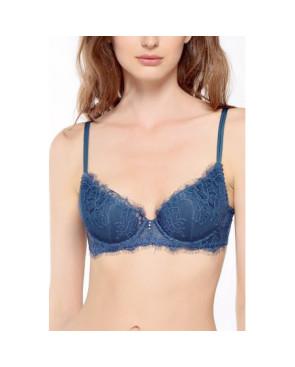 New Grace Soutien Gorge Balconnet Piege cobalt