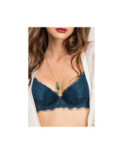 New Grace Soutien Gorge Balconnet Piege cobalt