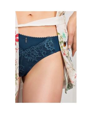 String New grace  dentelle Piège cobalt