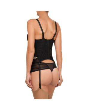  Guépière Empreinte Pompadour Noir