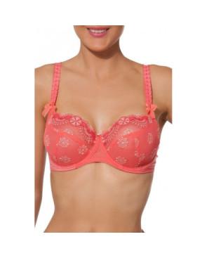 Empreinte Paris corail Soutien gorge pigeonnant