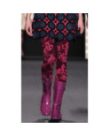 Collant imprimé chat rose