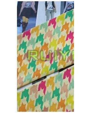  Collant imprimé pied de poule motif