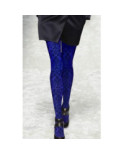 Collant impression baroque indigo