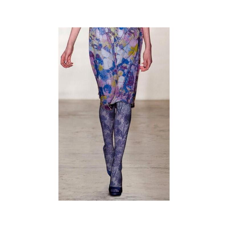 Collant opaque imprimé Esprit massif violette