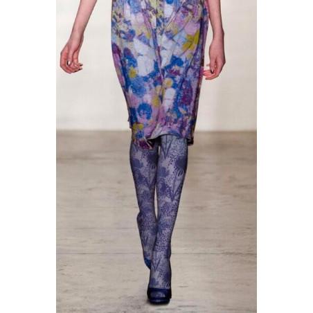 Collant opaque imprimé Esprit massif violette