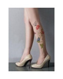 Collant Tatouage bouquet de fleurs