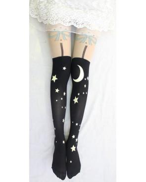Collant cuissarde de magicienne