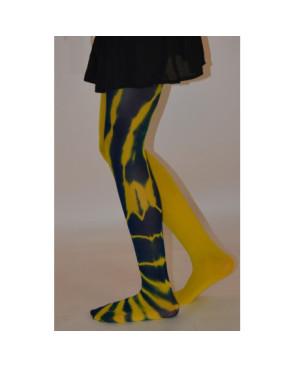  Collant Asymétrique fauve jaune