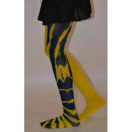  Collant Asymétrique fauve jaune