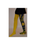 Collant Asymétrique fauve jaune