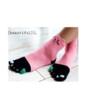 Chaussettes 5 doigts matoux roses