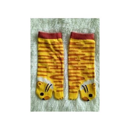 Chaussettes Japonaise Tigre rigolo