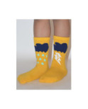 Chaussettes Pluie et Orage jaune