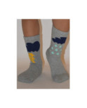 Chaussettes Pluie et Orage grise