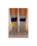 Chaussettes Pluie et Orage grise
