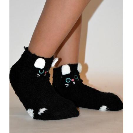 Chausson polaire enfants petit chaton