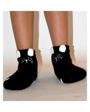 Chausson polaire enfants petit chaton