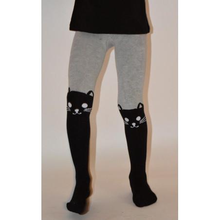 Collant Enfant chaud cuissarde chat
