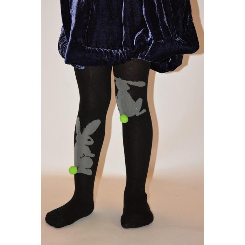 Collant Enfant coton petit lapin