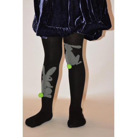 Collant Enfant coton petit lapin