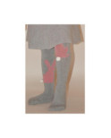 Collant lapin gris coton asymétrique  enfant