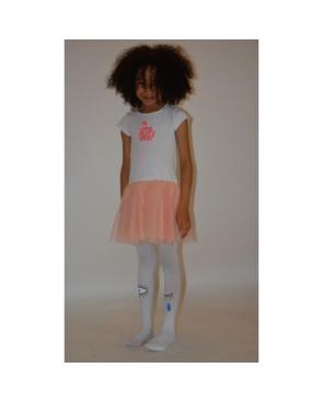 Collant enfant oeil qui rit  qui pleure blanc