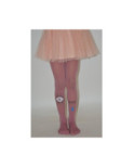 Collant enfant oeil qui rit  qui pleure rose