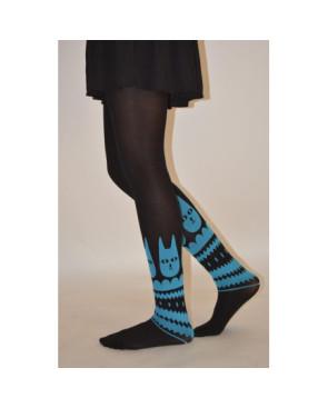 Collant renard bleu