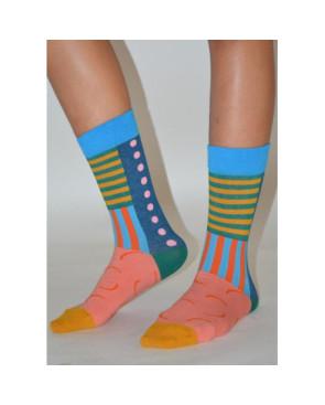 Chaussettes de clown à pois
