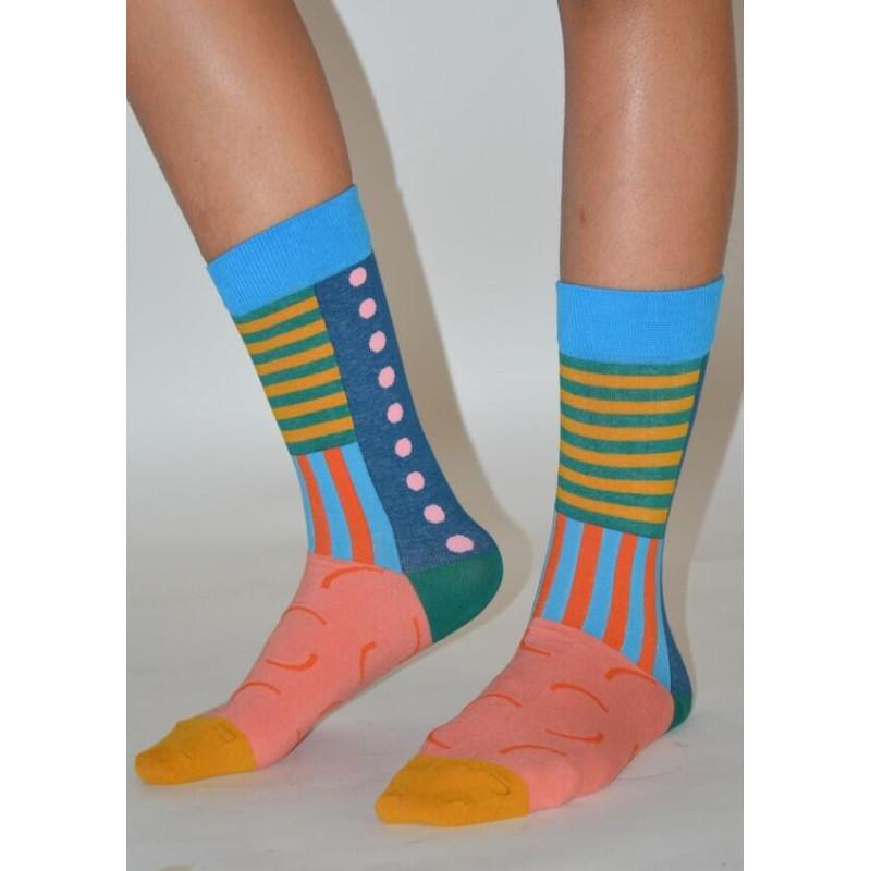 Chaussettes de clown à pois
