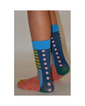 Chaussettes de clown à pois