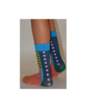 Chaussettes de clown à pois