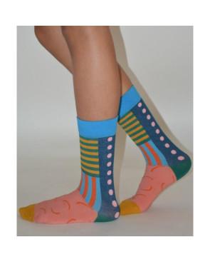  Chaussettes de clown à pois profil
