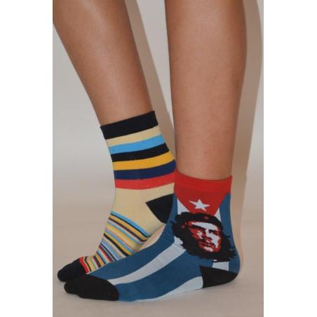 Duo de chaussettes asymétrique El Ché