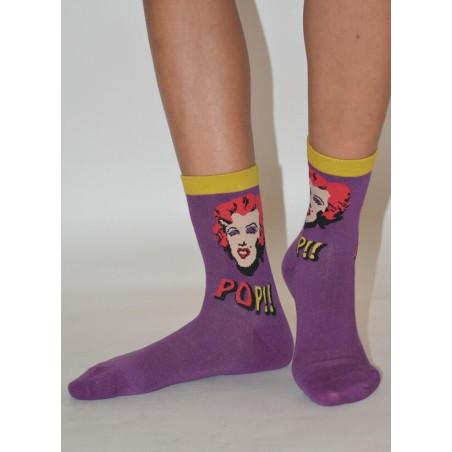  Chaussettes pop Art Marylinne Monroe