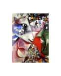 Chaussettres de maitres Chagall moi et le village