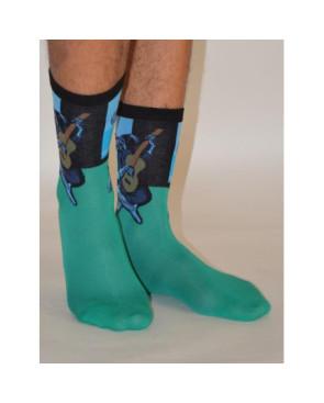 Chaussettes de maitre  Le guitariste bleu de Picasso