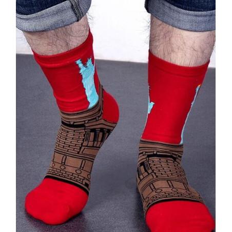  Chaussettes d'artiste la liberté