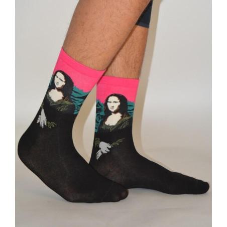 Chaussettes de maitre  Mona Lisa de Vinci