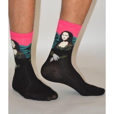 Chaussettes de maitre  Mona Lisa de Vinci