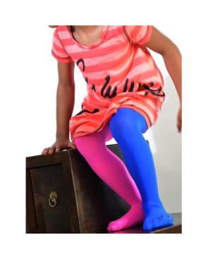 Collant enfant Asymétrique Fushia Bleu