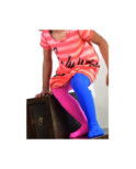 Collant enfant Asymétrique Fushia Bleu