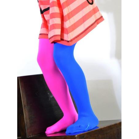 Collant enfant Asymétrique Fushia Bleu