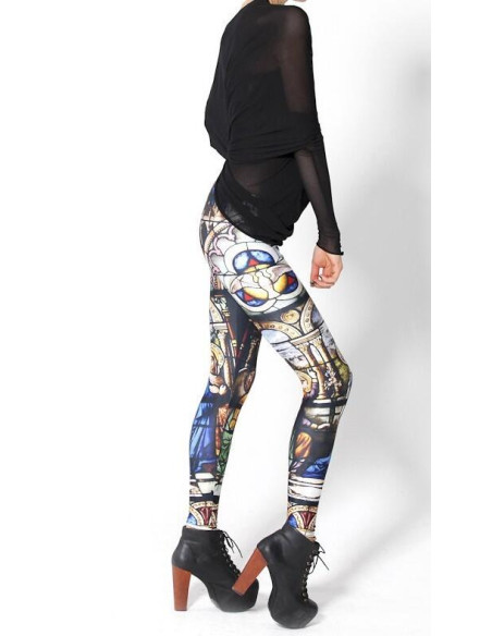 Legging Galaxy cathédrale vitrail
