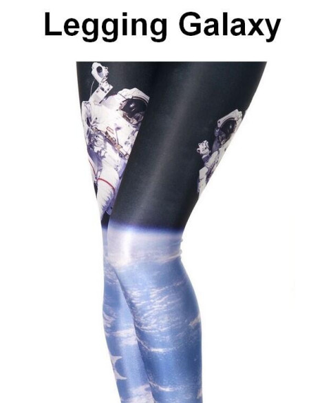 Legging Galaxy Cosmonaute spatial 