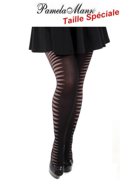 Pamela Mann collant sheer Side