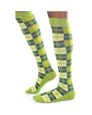  MI BAS COTON FANTAISIE VERT CITRON